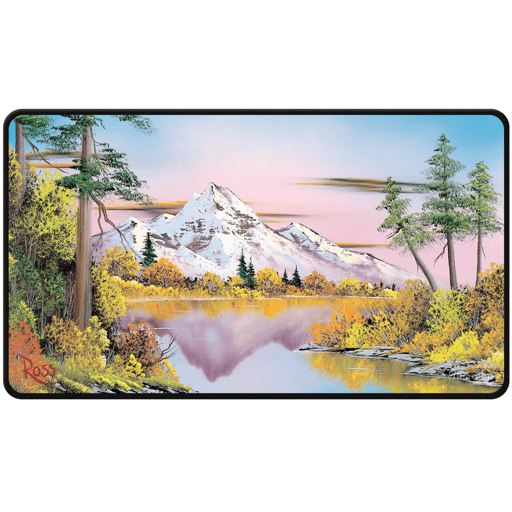 ボブ ロス マイティ マウンテン レイク ブラック ステッチ プレイ