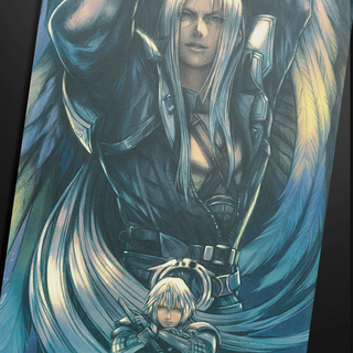 Magic: The Gathering®—FINAL FANTASY™ Sephiroth, Fabled SOLDIER / Sephiroth, One-Winged Angel Double-Sided Playmat
