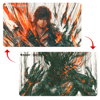 Magic: The Gathering®—FINAL FANTASY™ Clive, Ifrit’s Dominant / Ifrit, Warden of Inferno Double-Sided Playmat
