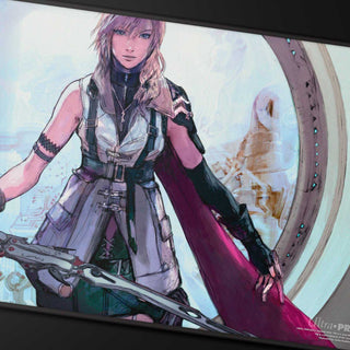Magic: The Gathering®—FINAL FANTASY™ Lightning, Army of One Black Stitched Playmat