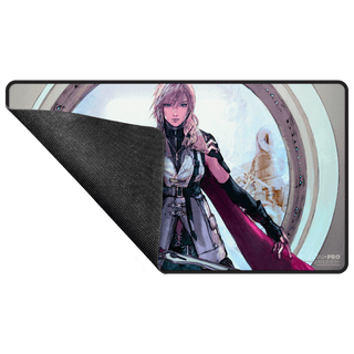 Magic: The Gathering®—FINAL FANTASY™ Lightning, Army of One Black Stitched Playmat