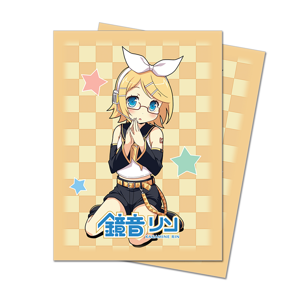 鏡峰凛 メガネ スタンダードデッキプロテクタースリーブ (50ct) 初音