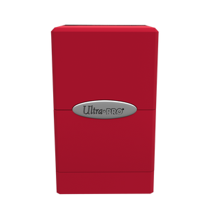Ultra PRO クラシック サテン タワー デッキボックス - レッドフロント