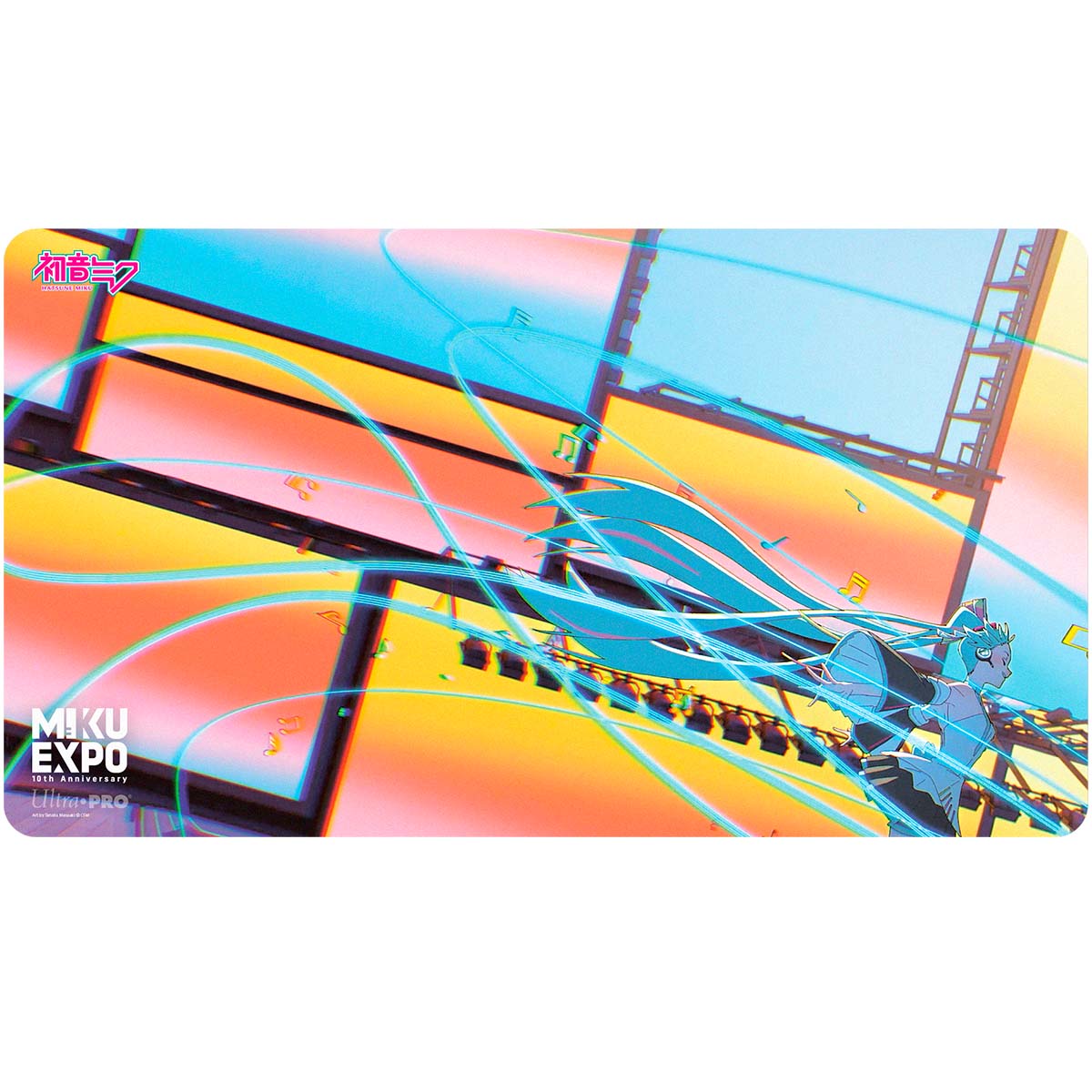 初音ミク プレイマット 10周年 ウルトラプロ ストリーム 初音ミク MIKU EXPO 10周年記念 ストリーミング スタンダード