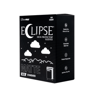ECLIPSE® マット スタンダードサイズ DECK PROTECTOR® スリーブ：アークティックホワイト - 105枚入り