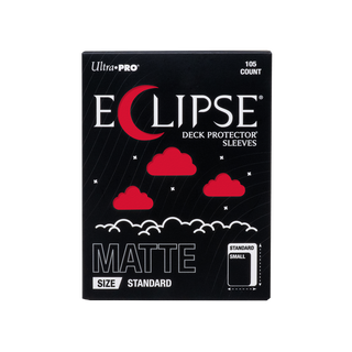 ECLIPSE® マット スタンダードサイズ DECK PROTECTOR® スリーブ：アップルレッド - 105枚入り