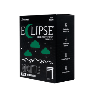 ECLIPSE® マット スタンダードサイズ DECK PROTECTOR® スリーブ：フォレストグリーン - 105枚入り