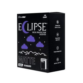 ECLIPSE® マット スタンダードサイズ DECK PROTECTOR® スリーブ：ロイヤルパープル - 105枚入り