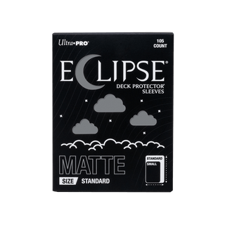 ECLIPSE® マット スタンダードサイズ DECK PROTECTOR® スリーブ：スモークグレー - 105枚入り
