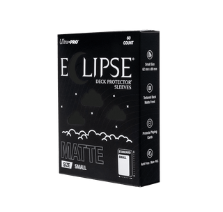 ECLIPSE® マット スモールサイズ DECK PROTECTOR® スリーブ：ジェットブラック - 60枚入り