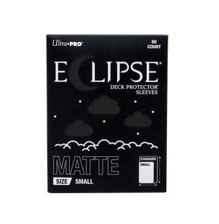 ECLIPSE® マット スモールサイズ DECK PROTECTOR® スリーブ：ジェットブラック - 60枚入り