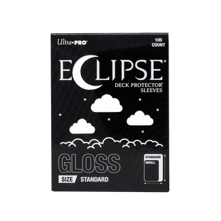 ECLIPSE® グロス スタンダードサイズ DECK PROTECTOR® スリーブ：アークティックホワイト - 105枚入り