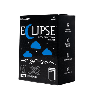 ECLIPSE® グロス スタンダードサイズ DECK PROTECTOR® スリーブ：パシフィックブルー - 105枚入り