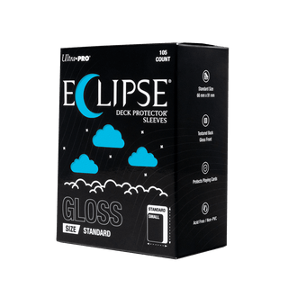 ECLIPSE® グロス スタンダードサイズ DECK PROTECTOR® スリーブ：スカイブルー - 105枚入り