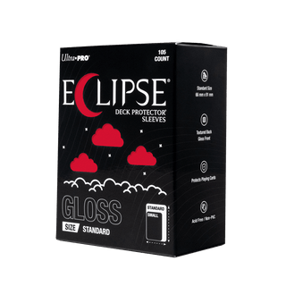 ECLIPSE® グロス スタンダードサイズ DECK PROTECTOR® スリーブ：アップルレッド - 105枚入り