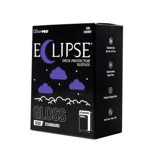 ECLIPSE® グロス スタンダードサイズ DECK PROTECTOR® スリーブ：ロイヤルパープル - 105枚入り