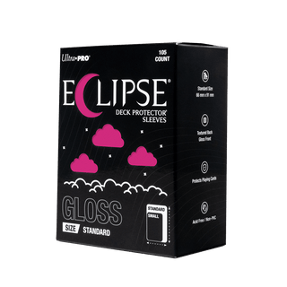 ECLIPSE® グロス スタンダードサイズ DECK PROTECTOR® スリーブ：ホットピンク - 105枚入り