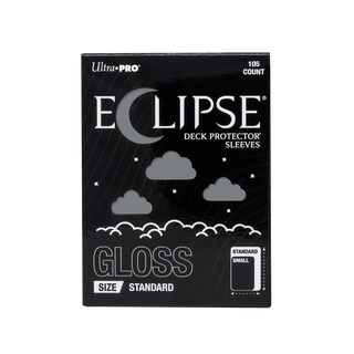 ECLIPSE® グロス スタンダードサイズ DECK PROTECTOR® スリーブ：スモークグレー - 105枚入り