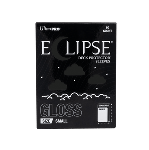 Ultra PROスリーブ ECLIPSE GLOSS ブラック 100枚×6個 ECLIPSE® グロス スモールサイズ DECK PROTECTOR® スリーブ：ジェット