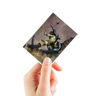 Artist Spotlight: Frank Frazetta「Warrior with Ball and Chain」APEX DECK PROTECTOR® スリーブ（テーブルトップゲーム用）