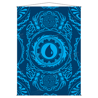Magic: The Gathering用 Mana 7 アイランド ウォールスクロール