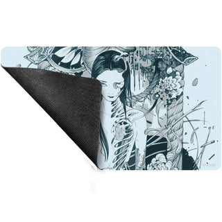 マジック：ザ・ギャザリング用 キャンプ・トータリー・セーフ スーパードロップ フィーチャリング ピーチ・モモコ シークレット・レア ビジョンズ・オブ・ビヨンド プレイマット