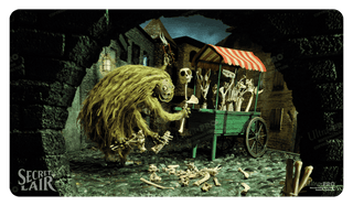 シークレット・レア 2024年3月 - 悪魔的なジオラマ 狂気の職人 スタンダード・ゲーミング・プレイマット for マジック：ザ・ギャザリング