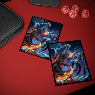 Magic: The Gathering®—FINAL FANTASY™ Bahamut and Ifrit 100ct Deck Protector Sleeves