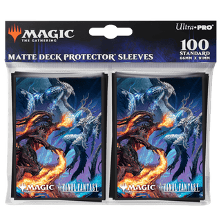 Magic: The Gathering®—FINAL FANTASY™ Bahamut and Ifrit 100ct Deck Protector Sleeves