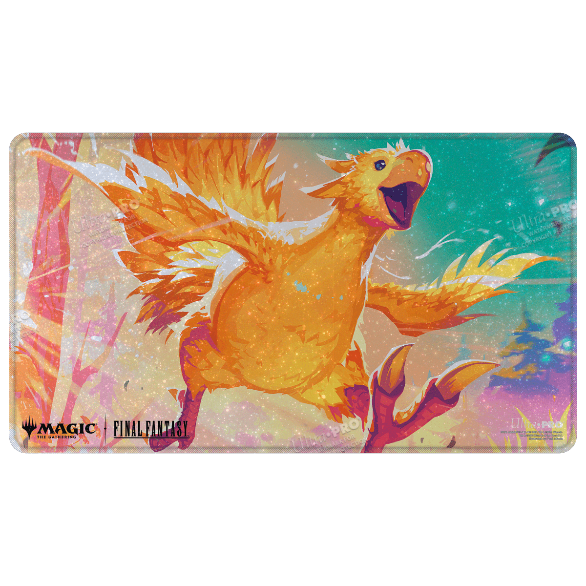 【MTG:FF】チョコボ_ホロフォイルプレイマット Magic: The Gathering®—FINAL FANTASY™ Traveling Chocobo