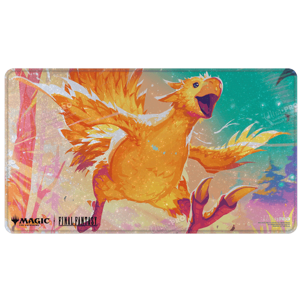 ウルトラプロ 旅するチョコボ ブラック ホロフォイル プレイマット MTG Magic: The Gathering®—FINAL FANTASY™ Traveling Chocobo