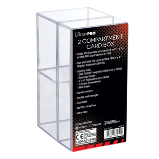 2ピース透明10枚収納カードボックス