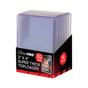 76x102mm (3インチ×4インチ) クリア 超厚手 180PT TOPLOADER® スリーブ