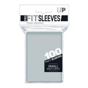 【グレイ】ウルトラプロスリーブ スモール セット PRO-Fit スモール デッキ インナースリーブ (100枚入り) | Ultra PRO