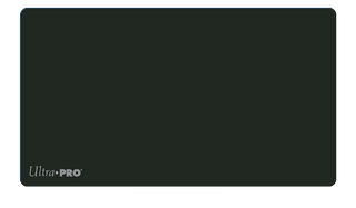 無地色 標準ゲーミングプレイマットマウスパッド - 黒