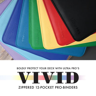 Vivid 12 ポケット ジッパー付き PRO バインダー